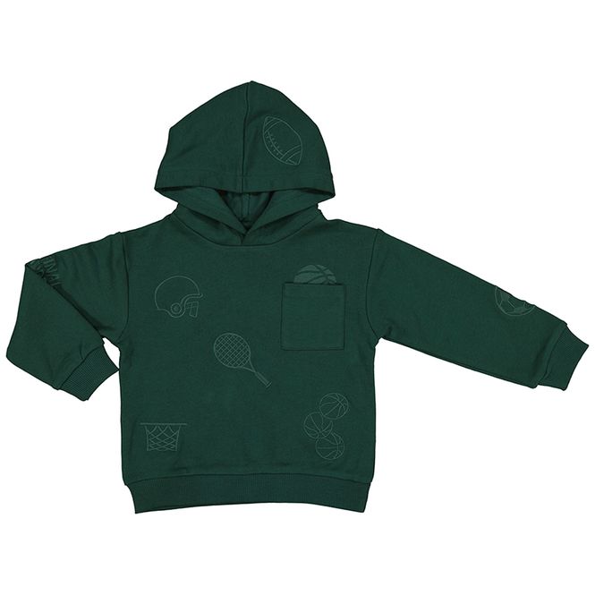 Hovedbilde Hettegenser alpine green