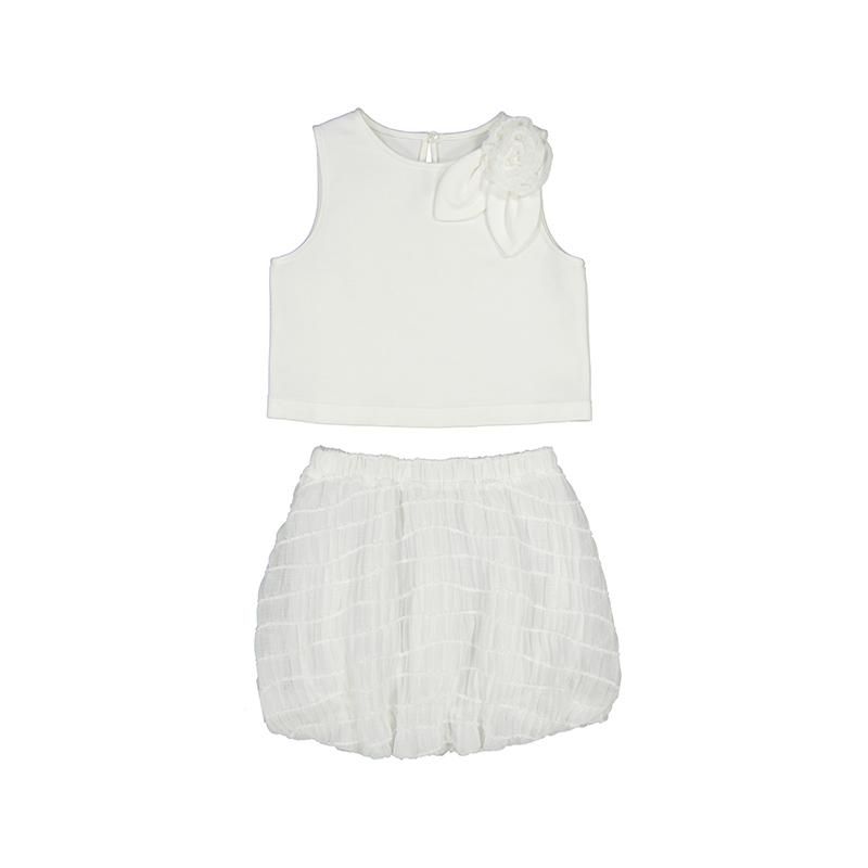 Girl top and balloon skirt set