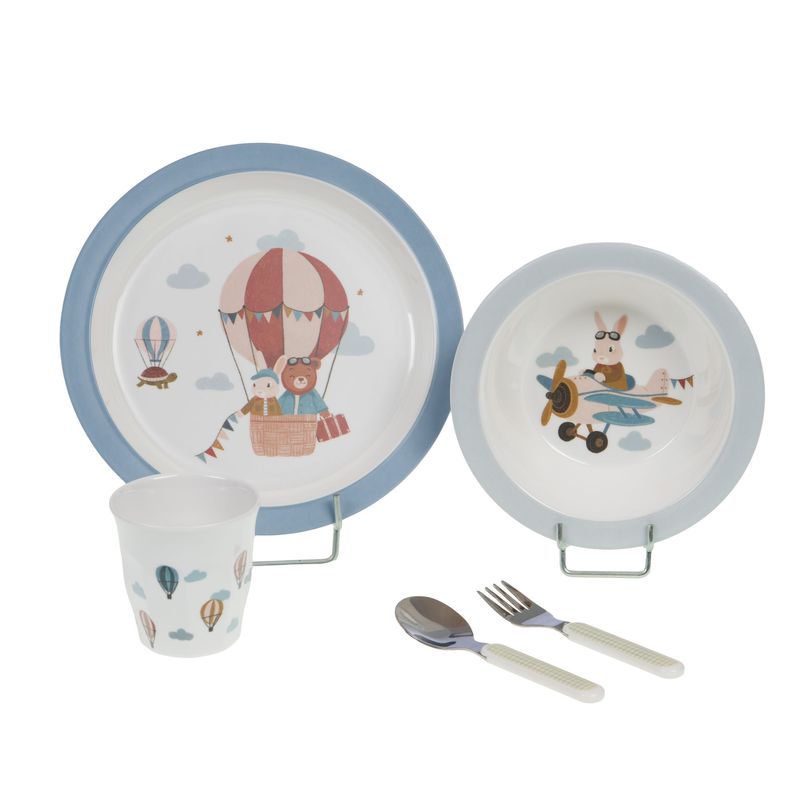 Spisesett 5 deler fly