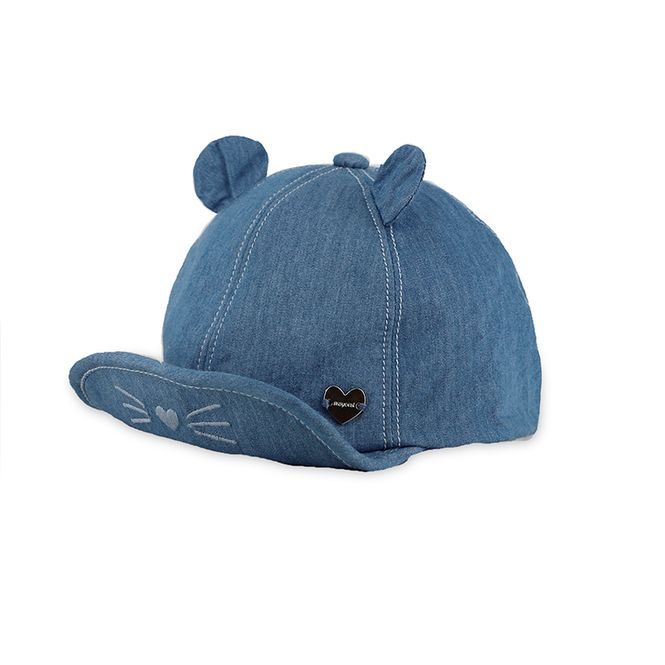 Hovedbilde Caps med ører denim