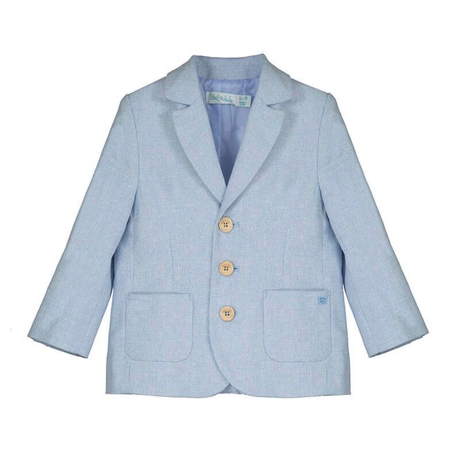 Hovedbilde Blazer i lin himmelblå