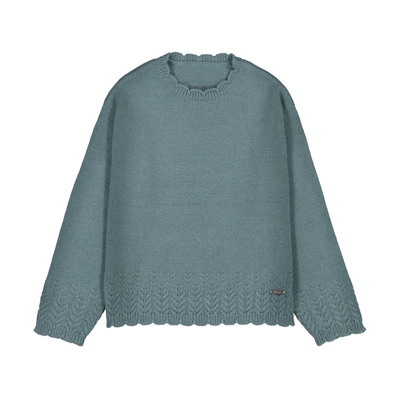 Knitted smooth sweater